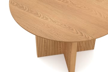 Edda Rundt Spisebord 110 cm Finér - Eik - Møbler - Bord - Spisebord & kjøkkenbord