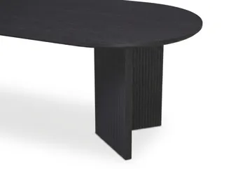 Edda Sofabord Ovalt 120 cm - Svart - Møbler - Bord - Sofabord & salongbord