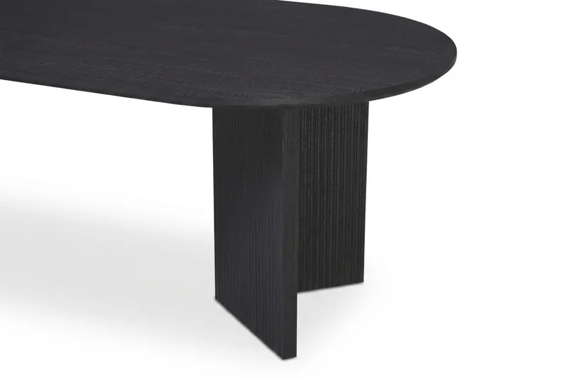 Edda Sofabord Ovalt 120 cm - Svart - Møbler - Bord - Sofabord & salongbord