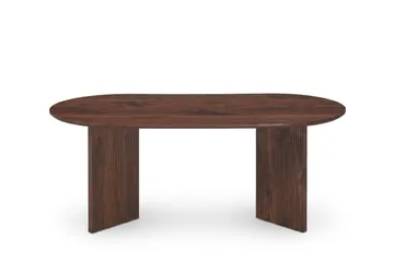 Edda Sofabord Ovalt 120 cm - Valnøtt - Møbler - Bord - Sofabord & salongbord