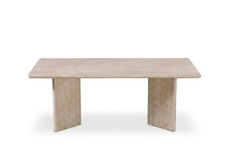 Edda sofabord rektangulært 120 cm - Travertin - Møbler - Bord - Sofabord & salongbord