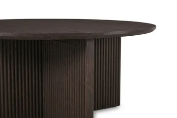 Edda Sofabord Rundt 85 cm - Røkt eik - Møbler - Bord - Sofabord & salongbord