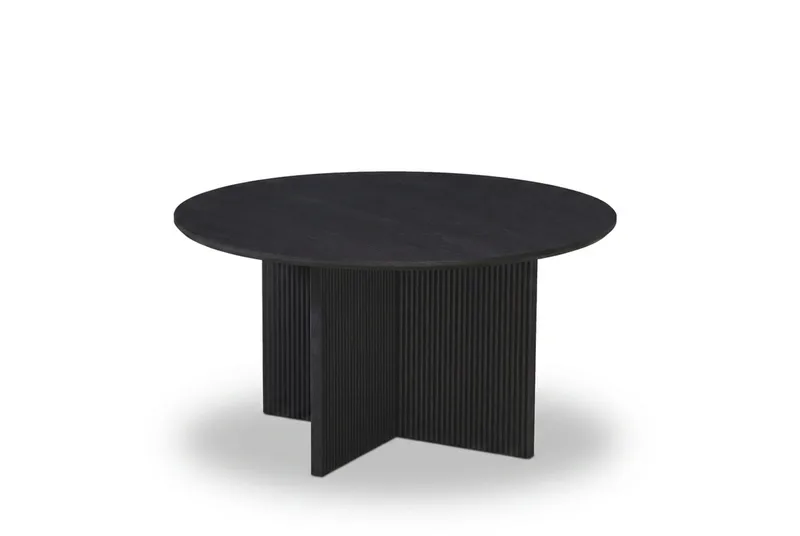 Edda Sofabord Rundt 85 cm - Svart - Møbler - Bord - Sofabord & salongbord