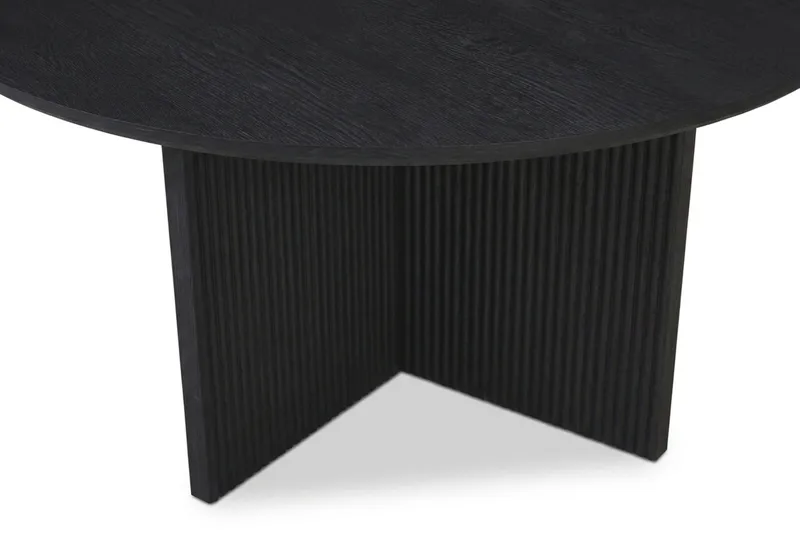 Edda Sofabord Rundt 85 cm - Svart - Møbler - Bord - Sofabord & salongbord