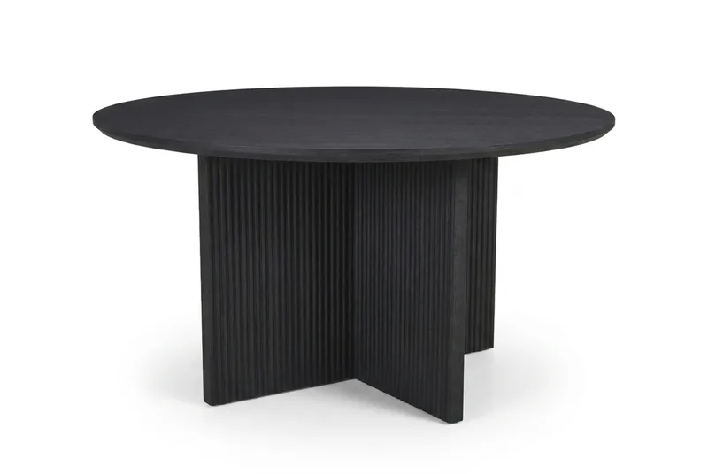 Edda Sofabord Rundt 85 cm, Svart