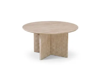 Edda sofabord rundt 85 cm - Travertin - Møbler - Bord - Sofabord & salongbord