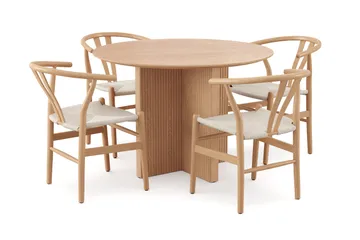 110 cm - Svartbeiset eik