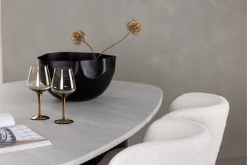 Edina Spisegruppe 180 cm Oval med 4 Edina Stoler - Mocca - Møbler - Bord - Spisegruppe