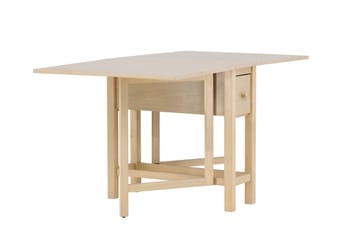 Edward klaffbord 150x80 cm - hvitvasket / - Møbler - Bord - Spisebord & kjøkkenbord