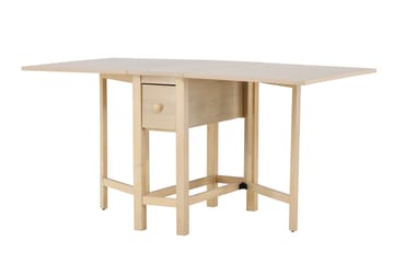 Edward klaffbord 150x80 cm - hvitvasket / - Møbler - Bord - Spisebord & kjøkkenbord