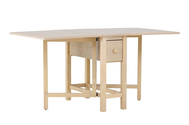 Edward klaffbord 150x80 cm - hvitvasket / - Møbler - Bord - Spisebord & kjøkkenbord