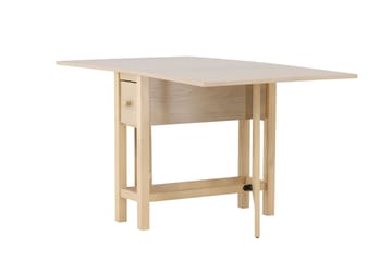 Edward klaffbord 150x80 cm - hvitvasket / - Møbler - Bord - Spisebord & kjøkkenbord