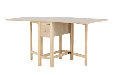Edward klaffbord 150x80 cm - hvitvasket / - Møbler - Bord - Spisebord & kjøkkenbord