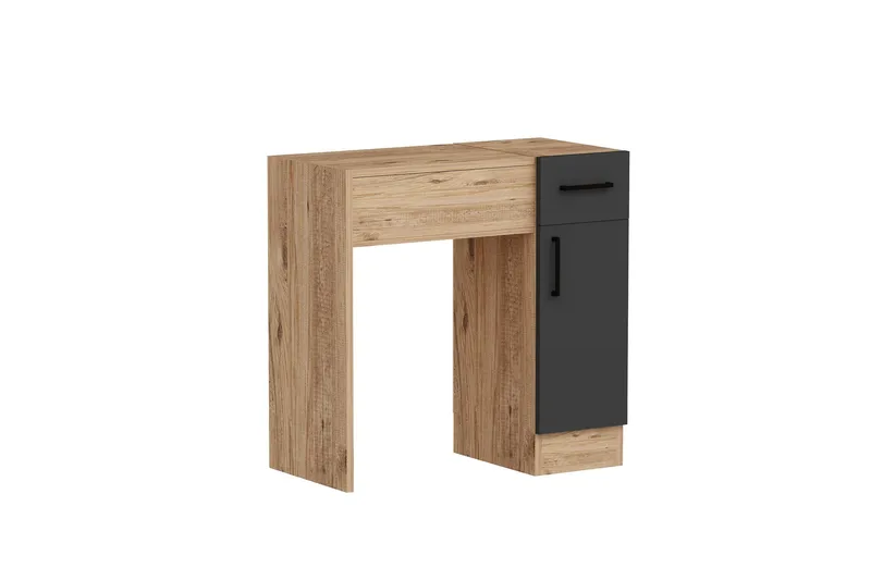 Elgar Sminkebord 77 cm, Brun/Antrasitt