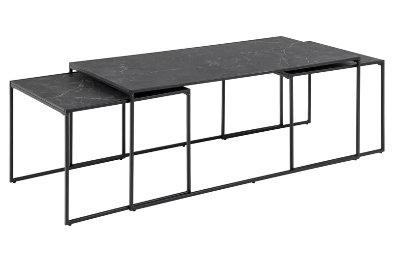 Elgrau Sofabord 120x60 cm - Sort - Møbler - Bord - Sofabord & salongbord