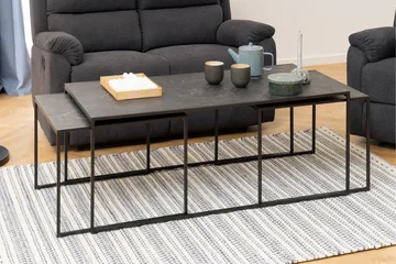 Elgrau Sofabord 120x60 cm - Sort - Møbler - Bord - Sofabord & salongbord