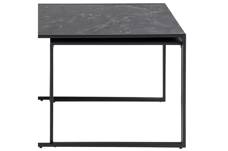 Elgrau Sofabord 120x60 cm - Sort - Møbler - Bord - Sofabord & salongbord