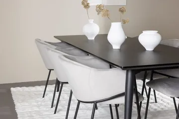 Ellis spisebord 230x85 cm med 6 Evelina armstoler - Møbler - Bord - Spisegruppe