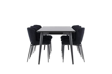 Ellis spisebord 230x85 cm med 6 Modesto spisestoler - Møbler - Bord - Spisegruppe