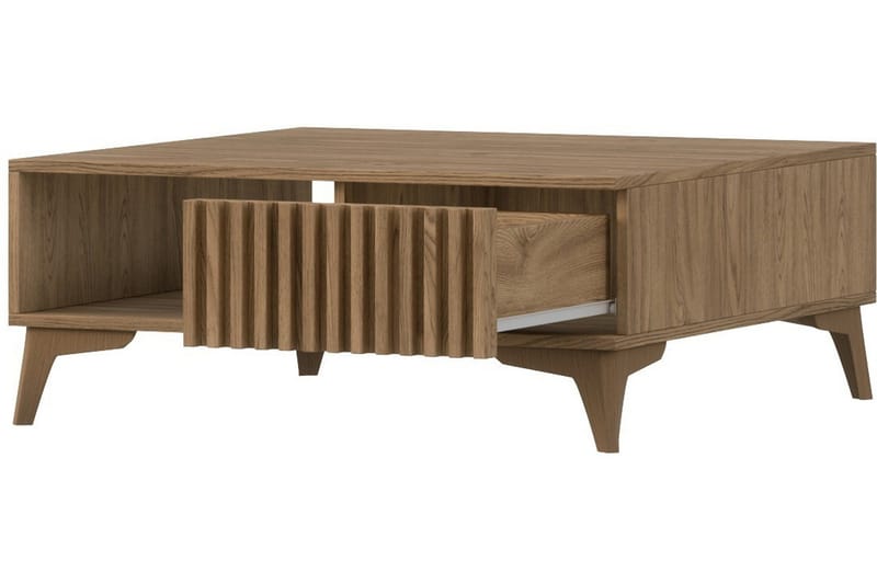 Entsian Sofabord 80 cm - Brun - Møbler - Bord - Sofabord & salongbord