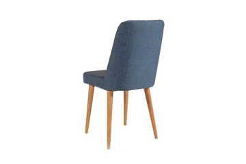 Ergene Spisegruppe 120 cm Rektangulær - Natur/Blå - Møbler - Bord - Spisegruppe