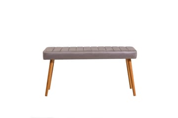 Ergene Spisegruppe 120 cm Rektangulær - Natur/Grå - Møbler - Bord - Spisegruppe