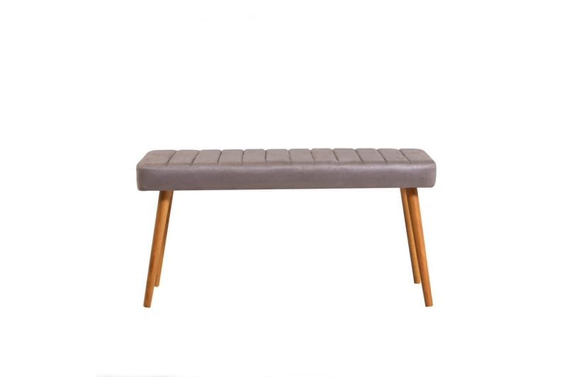 Ergene Spisegruppe 120 cm Rektangulær - Natur/Grå - Møbler - Bord - Spisegruppe