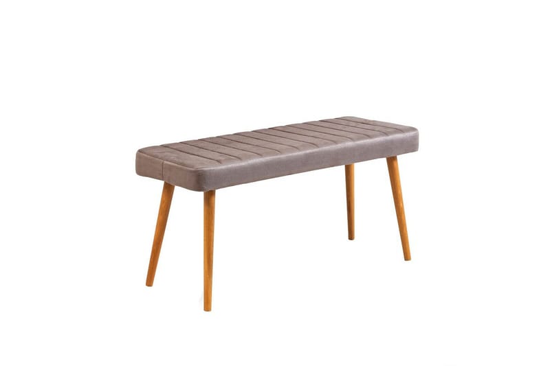 Ergene Spisegruppe 120 cm Rektangulær - Natur/Grå - Møbler - Bord - Spisegruppe