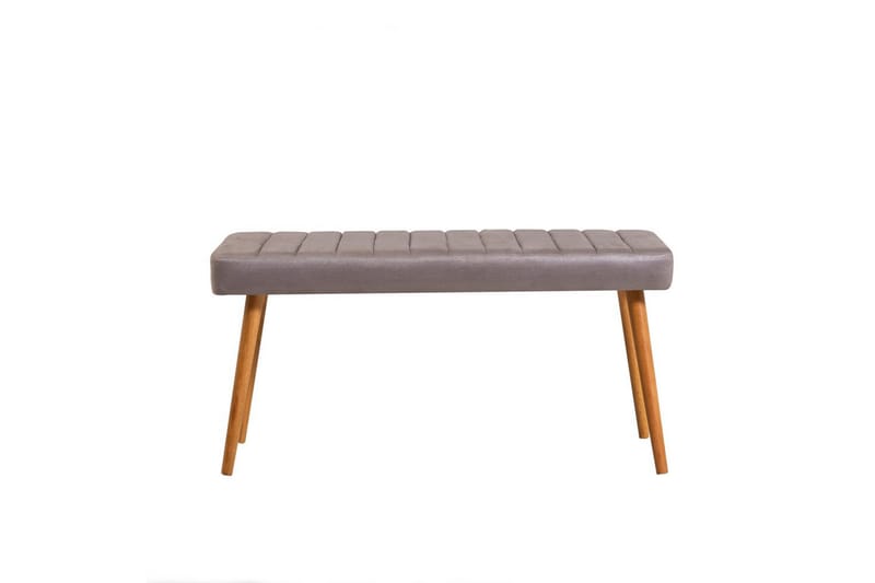 Ergene Spisegruppe 120 cm Rektangulær - Natur/Grå - Møbler - Bord - Spisegruppe