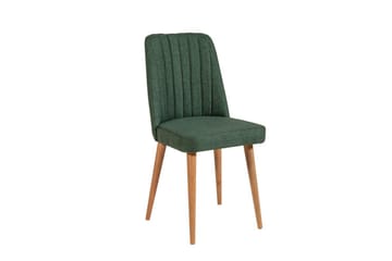 Ergene Spisegruppe 120 cm Rektangulær - Natur/Grønn - Møbler - Bord - Spisegruppe