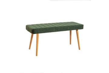 Ergene Spisegruppe 120 cm Rektangulær - Natur/Grønn - Møbler - Bord - Spisegruppe