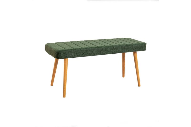 Ergene Spisegruppe 120 cm Rektangulær - Natur/Grønn - Møbler - Bord - Spisegruppe