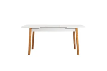 Ergene Spisegruppe 120 cm Rektangulær - Natur/Marineblå - Møbler - Bord - Spisegruppe