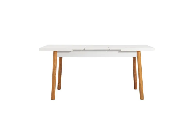 Ergene Spisegruppe 120 cm Rektangulær - Natur/Marineblå - Møbler - Bord - Spisegruppe