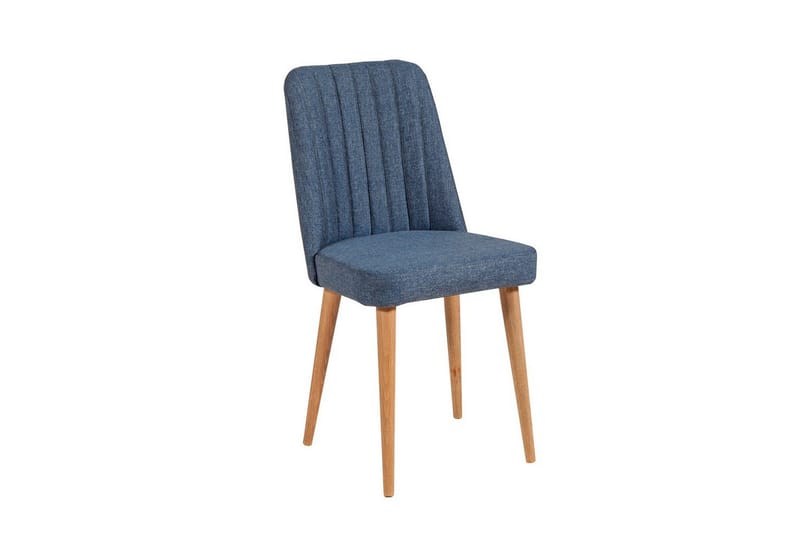Ergene Spisegruppe 120 cm Rektangulær - Natur/Marineblå - Møbler - Bord - Spisegruppe