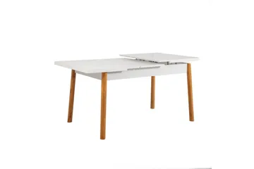 Ergene Spisegruppe 120 cm Rektangulær - Natur/Marineblå - Møbler - Bord - Spisegruppe