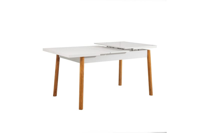 Ergene Spisegruppe 120 cm Rektangulær - Natur/Marineblå - Møbler - Bord - Spisegruppe