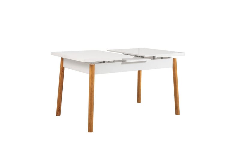 Ergene Spisegruppe 120 cm Rektangulær - Natur/Marineblå - Møbler - Bord - Spisegruppe