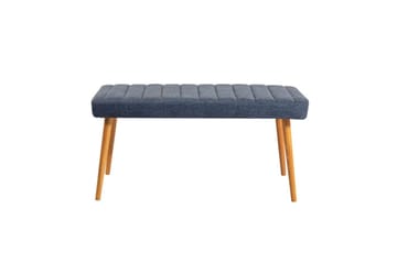 Ergene Spisegruppe 120 cm Rektangulær - Natur/Marineblå - Møbler - Bord - Spisegruppe