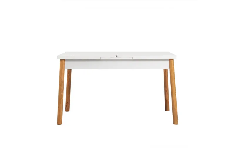 Ergene Spisegruppe 120 cm Rektangulær - Natur/Marineblå - Møbler - Bord - Spisegruppe