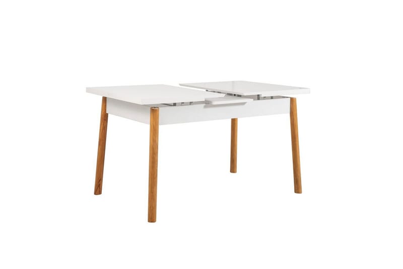 Ergene Spisegruppe 120 cm Rektangulær - Natur/Marineblå - Møbler - Bord - Spisegruppe