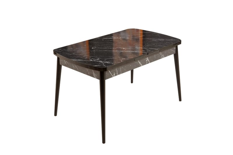 Eryon Spisebord 132 cm Rektangulær - Sort/Hvit - Møbler - Bord - Spisebord & kjøkkenbord