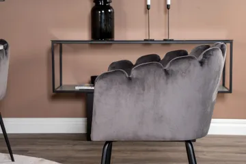 Estelle Spisegruppe 106 cm Rund med 4 Limhamn Stoler - Sort - Møbler - Bord - Spisegruppe