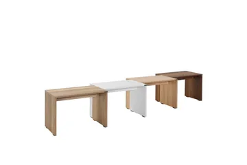 Evanthe Sofabord 60 cm - Hvit - Møbler - Bord - Sofabord & salongbord