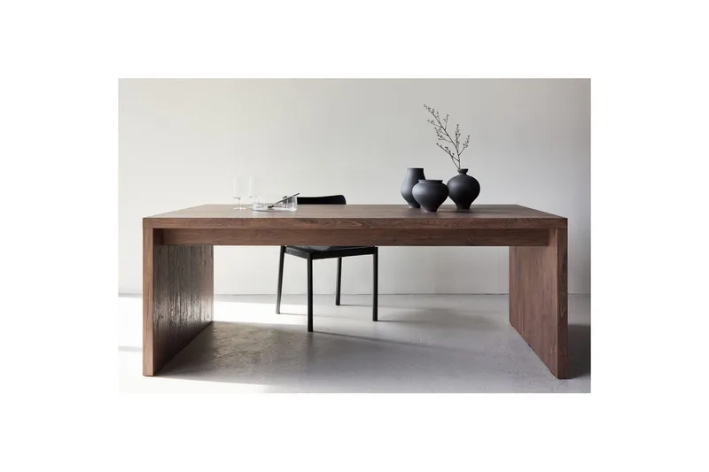 Evone Spisebord 200X100 Cm - Mocca - Møbler - Bord - Spisebord & kjøkkenbord