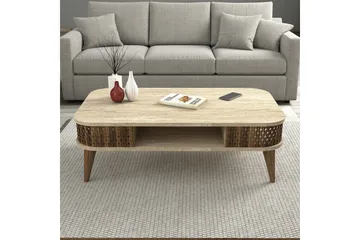 Eylul Sofabord 105 cm - Beige - Møbler - Bord - Sofabord & salongbord