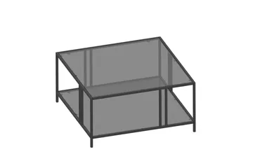 Ezer Stuebord 80 cm - Sort - Møbler - Bord - Sofabord & salongbord