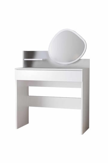 Fabrony sminkebord med speil 90 cm - Hvit - Møbler - Bord - Sminkebord & toalettbord