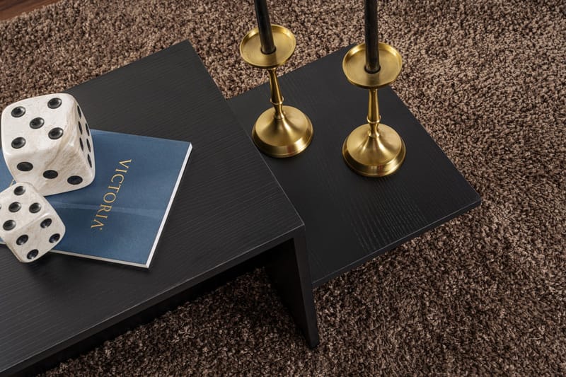 Fabrony sofabord 80x40 cm svart - Møbler - Bord - Sofabord & salongbord