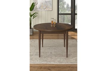 Farefax Spisebord 90 cm Rund - Brun - Møbler - Bord - Spisebord & kjøkkenbord